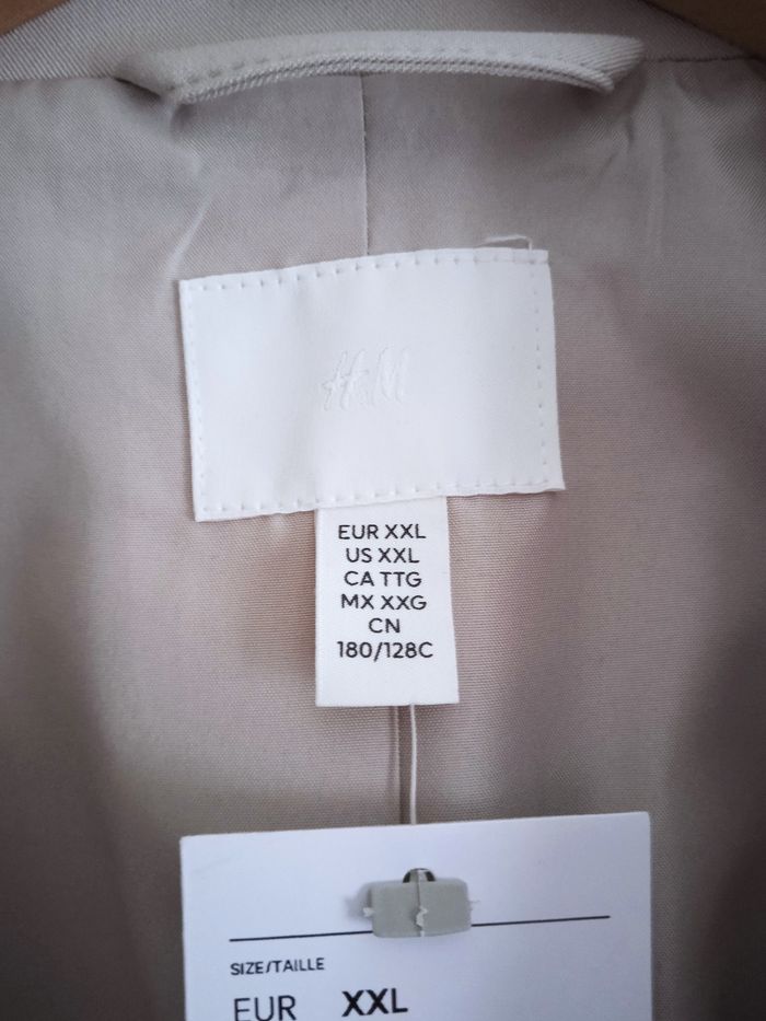 Jolie Veste couleur crème forme overzize - photo numéro 8