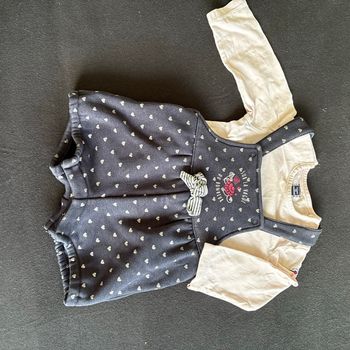 Ensemble salopette short et TEE shirt
