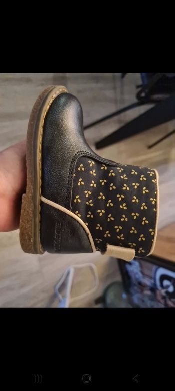 Bottines bleues fille