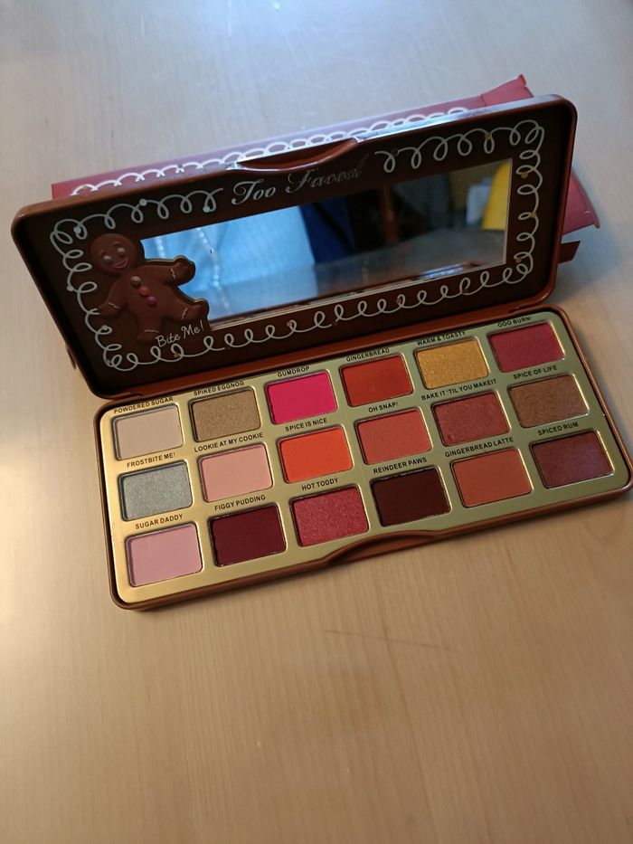 TROIS PALETTES TOO FACED CHOCOLATE, GINGERBREAD, PEACH - photo numéro 3