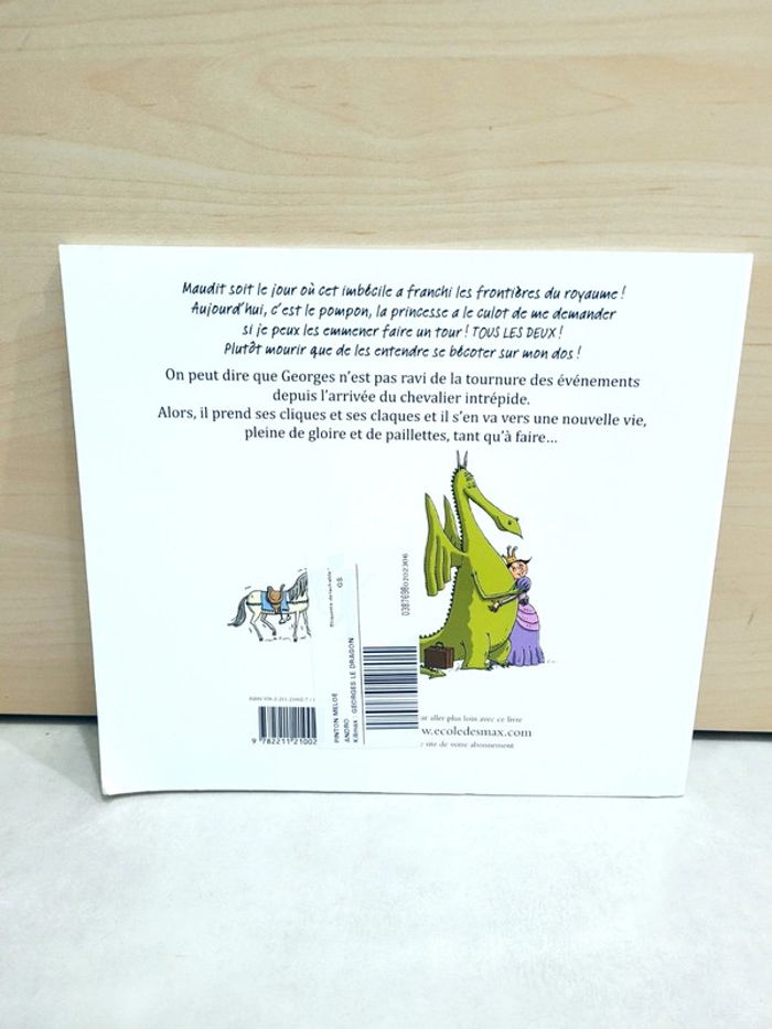 🌺 Livre (école des loisirs) : Georges le dragon - photo numéro 5
