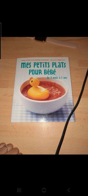 Mes petits plats pour bébé
