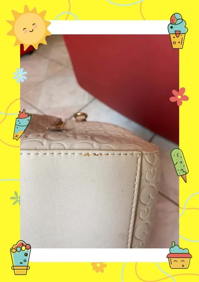 Sac à main Guess crème neuf - photo numéro 10