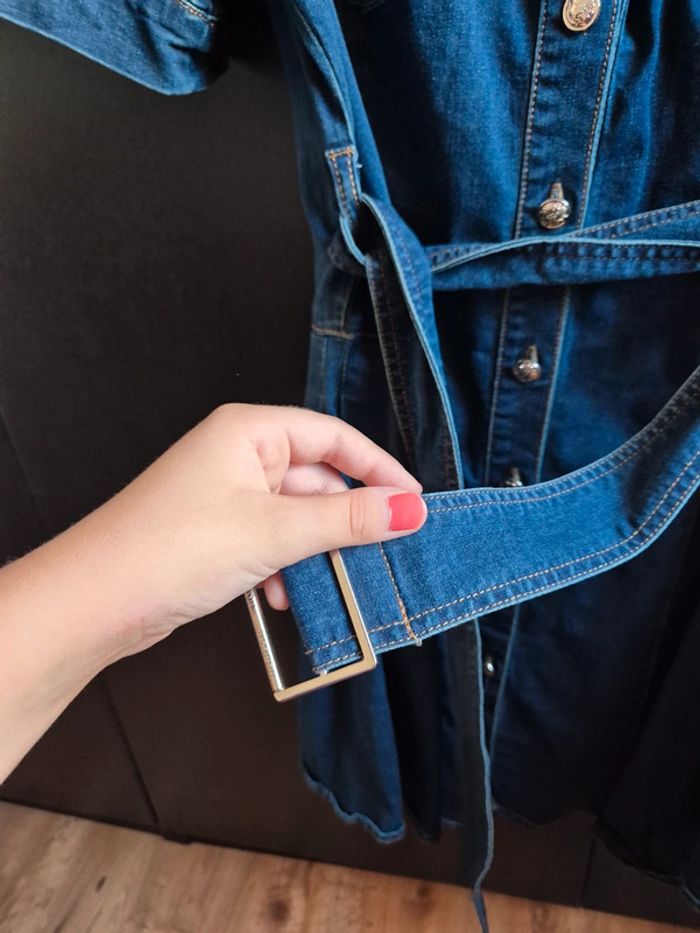 Robe en jean souple comme neuve Morgan taille 44 - photo numéro 4