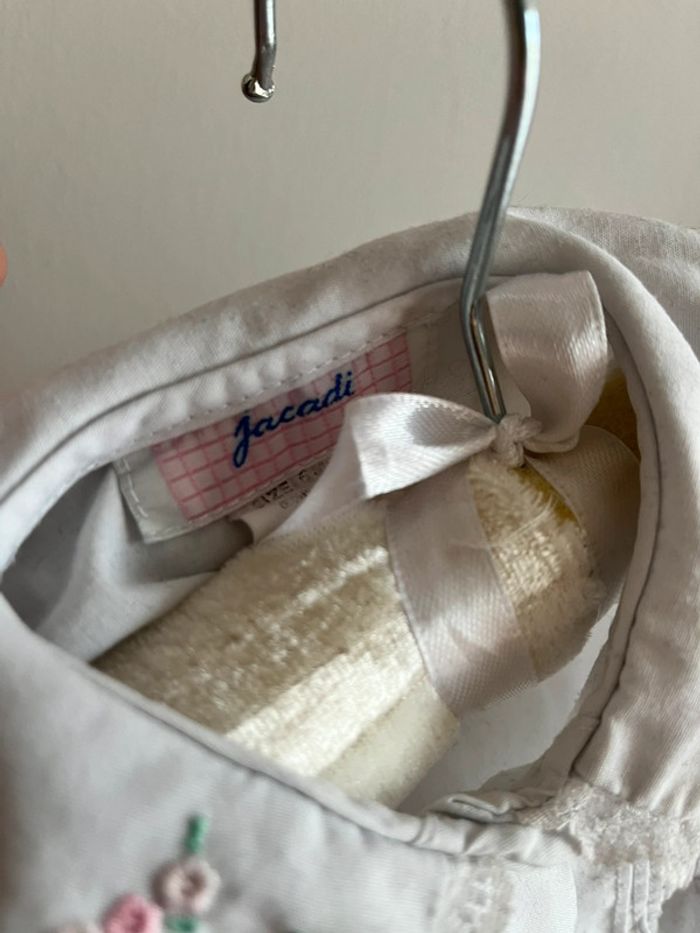 Ensemble bébé fille chemisier + jupe vintage Jacadi - photo numéro 4