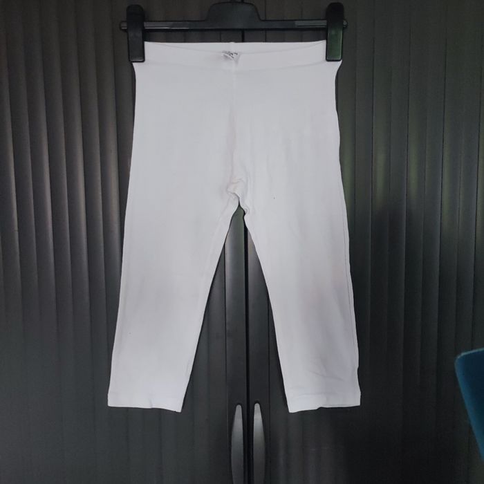 Leggings court blanc Kiabi 12 ans