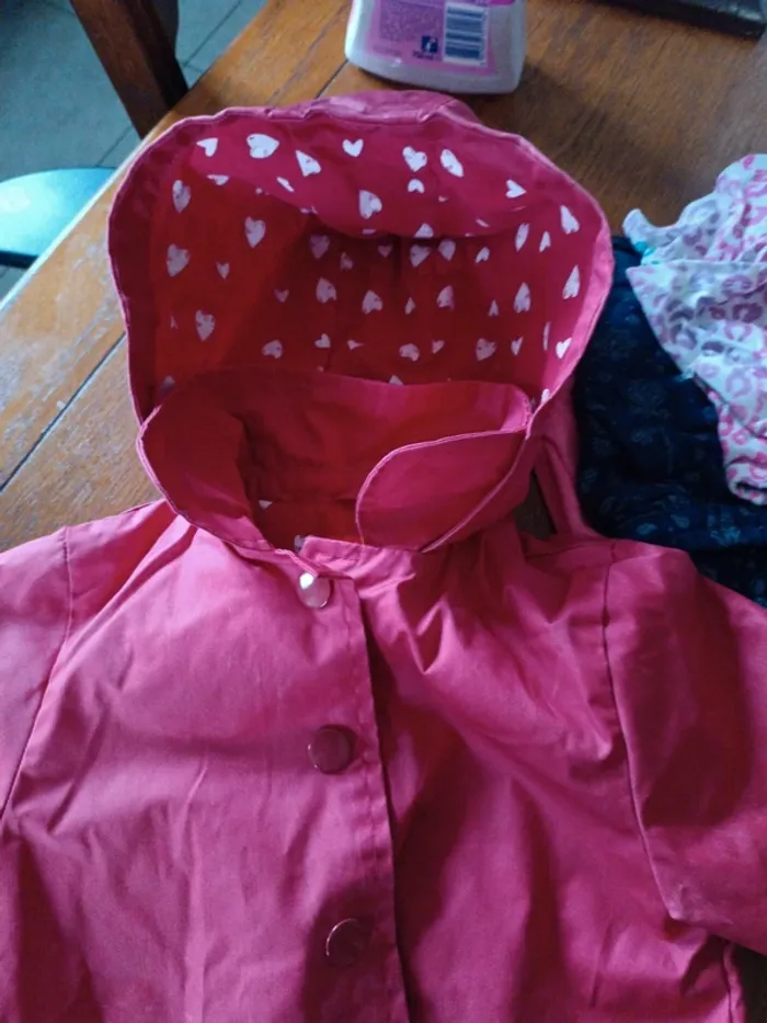 Manteau coupe-vent à capuche Tissaia 4A - photo numéro 6