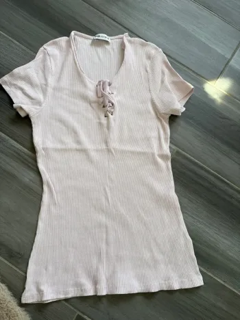 T-shirt rose clair