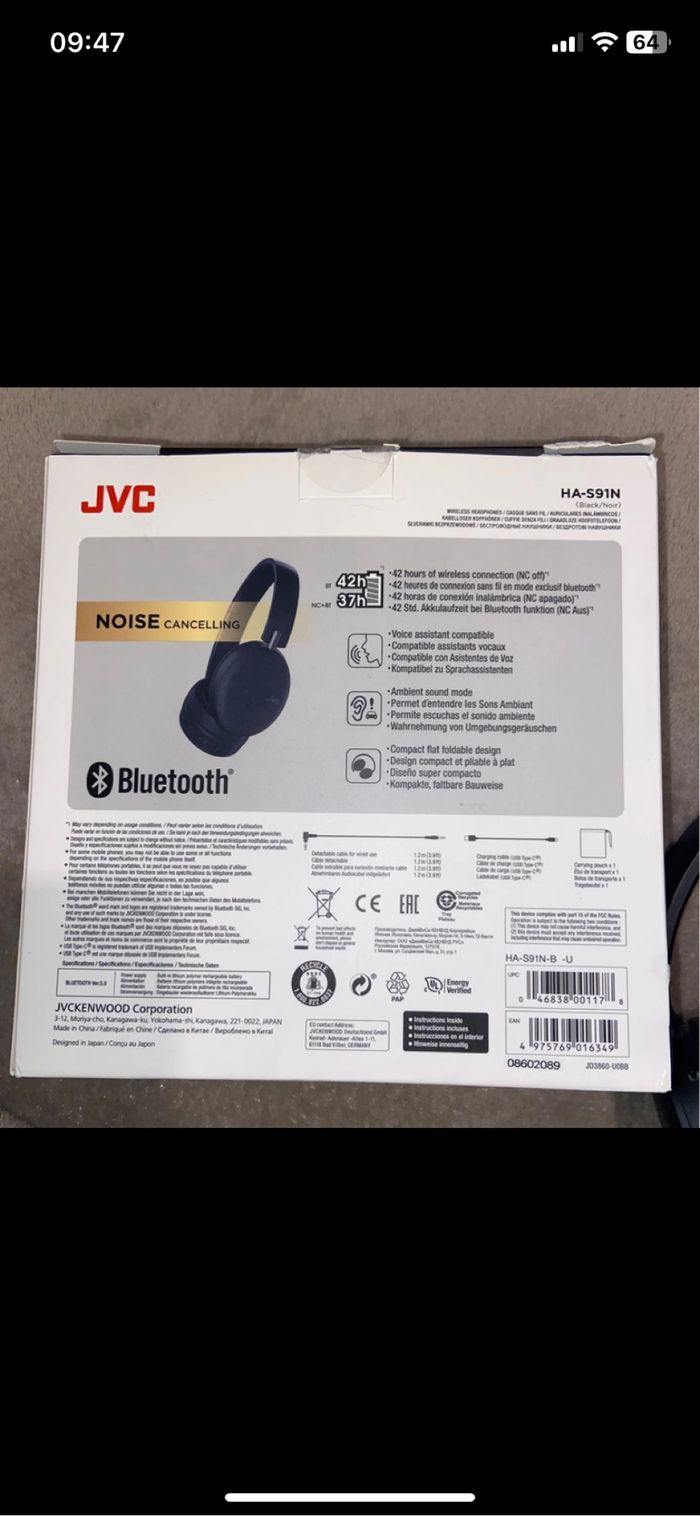 Casque sans fil JVC - photo numéro 5