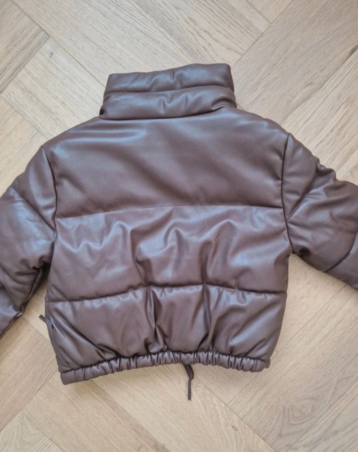Doudoune / veste fille marron FBsister Taille S - photo numéro 5