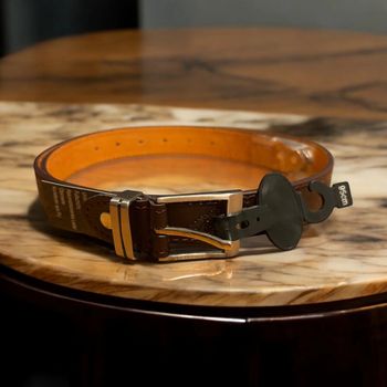 Ceinture en cuir véritable, authentique et durable – Accessoire élégant et intemporel taille 95 cm