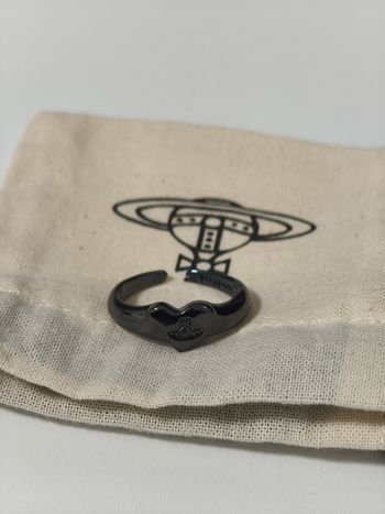 Bague Vivienne Westwood coeur noir
