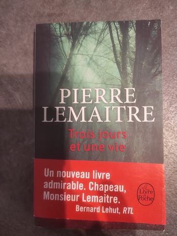 Trois jours et une vie Pierre Lemaitre - Livre de Poche 2017 