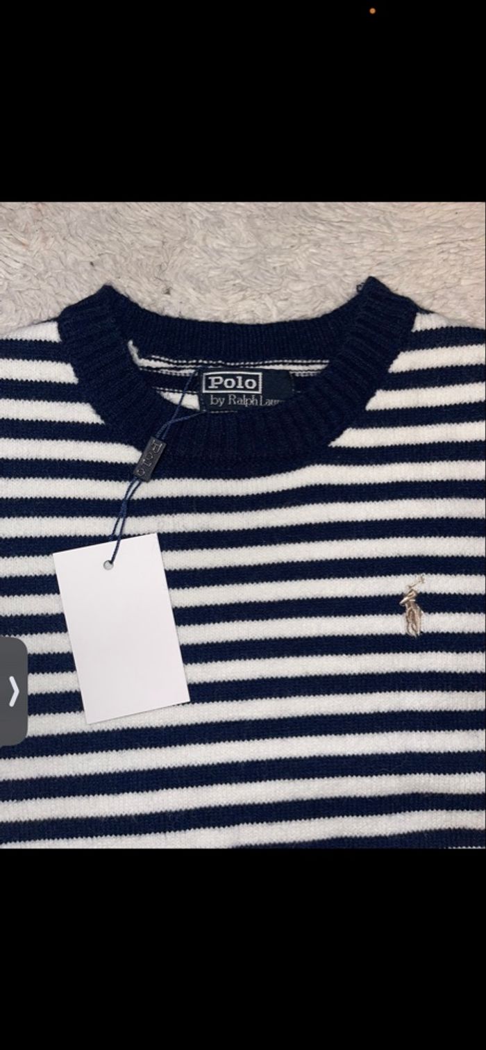 Pull rayures Ralph Lauren taille s - photo numéro 2