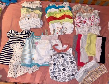 Lot été 3 mois fille 33 pièces