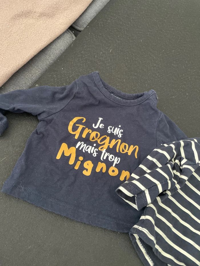 2 tee shirt longues manche - photo numéro 2