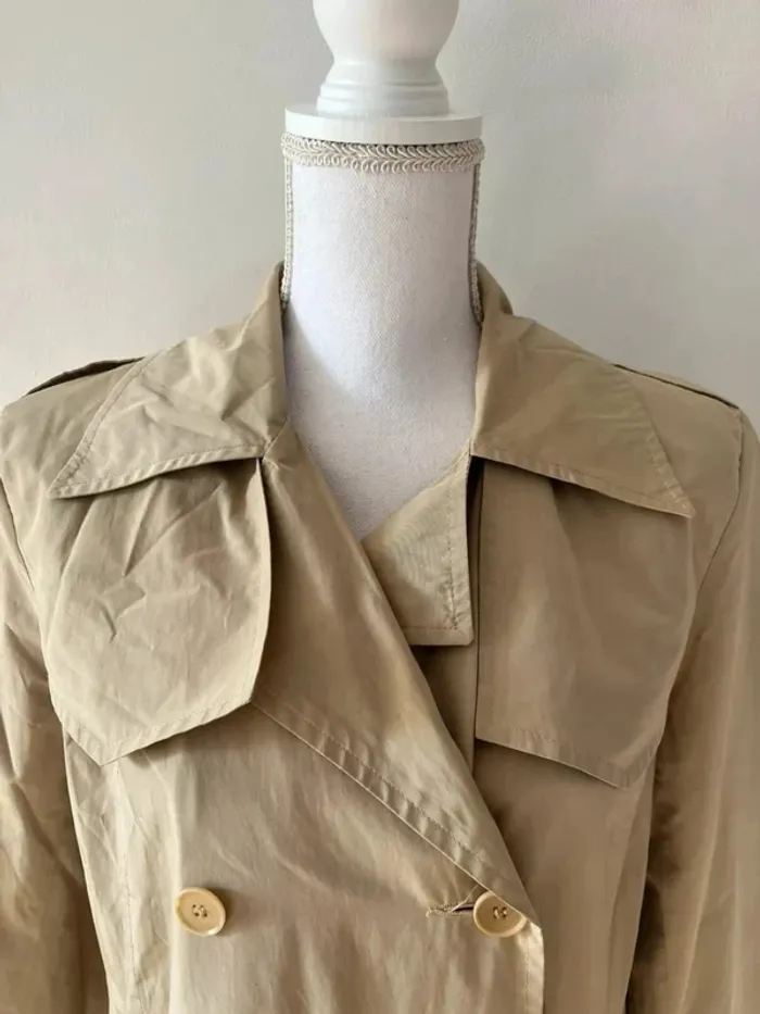 Trench long - Taille L - photo numéro 4