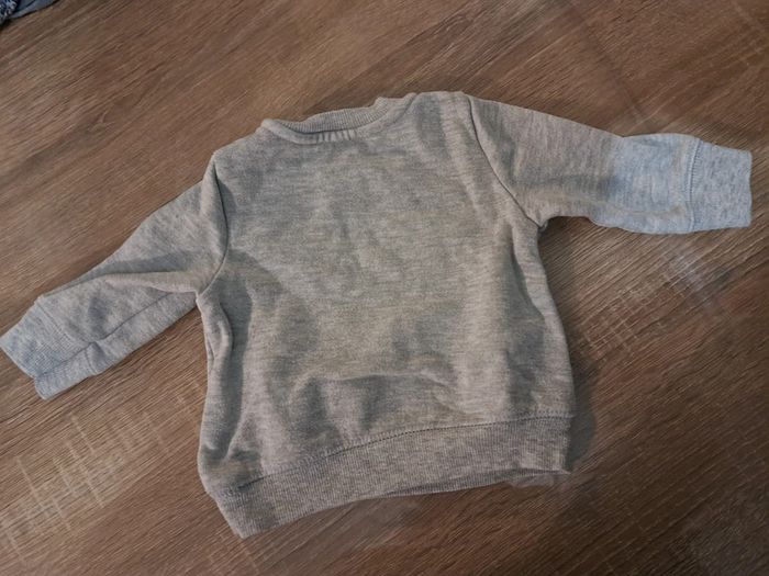 Sweat gris tigrou 3 mois - 60 cm - photo numéro 2