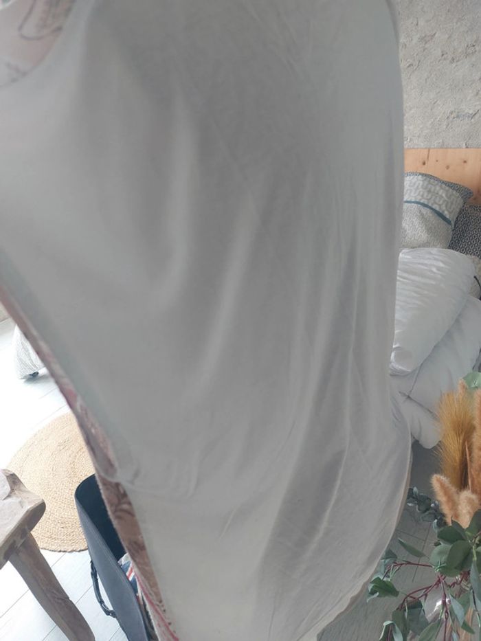 Tee shirt marron beige rouge Pure et Simple - photo numéro 3