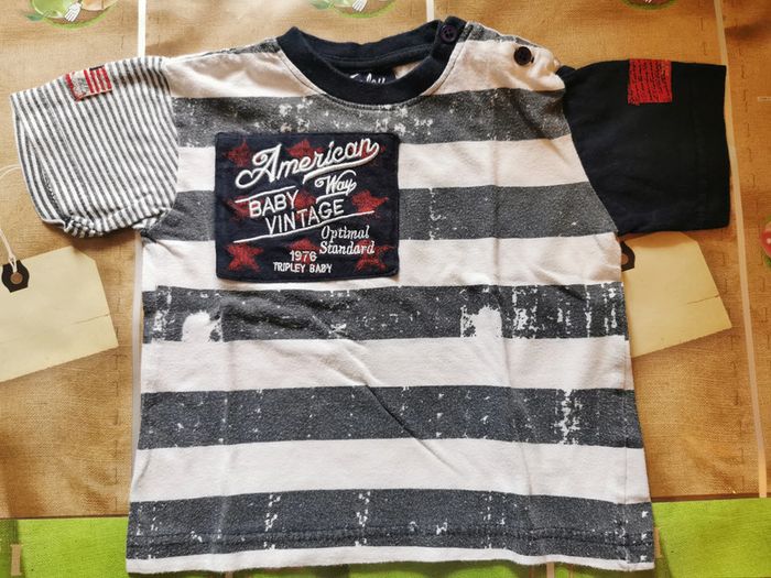 lot de 2 t-shirts taille 18 mois - photo numéro 5