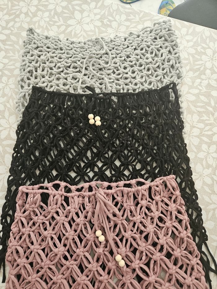 Jupe macramé