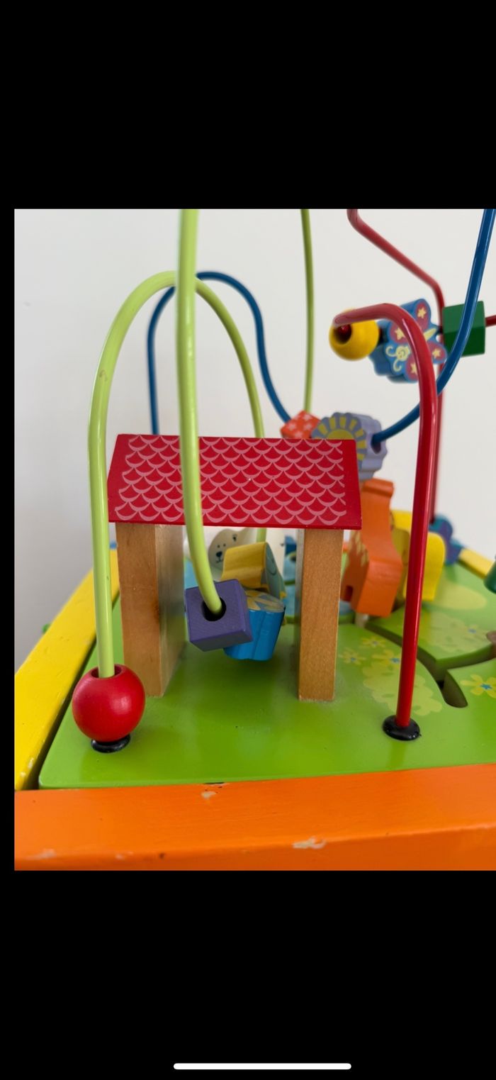 Gros cube activité en bois - photo numéro 5