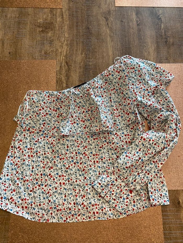 Blouse sans manches fleuri taille 36 Zara - photo numéro 2