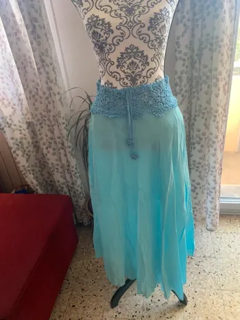Jupe ceinture crochet