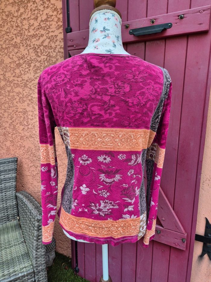 Tee-shirt à manches longues pour femme T. 38/40 - photo numéro 3