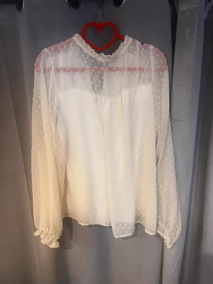 Blouse à pois - photo numéro 4