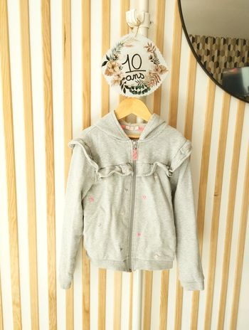 Gilet veste gris Billieblush 10ans