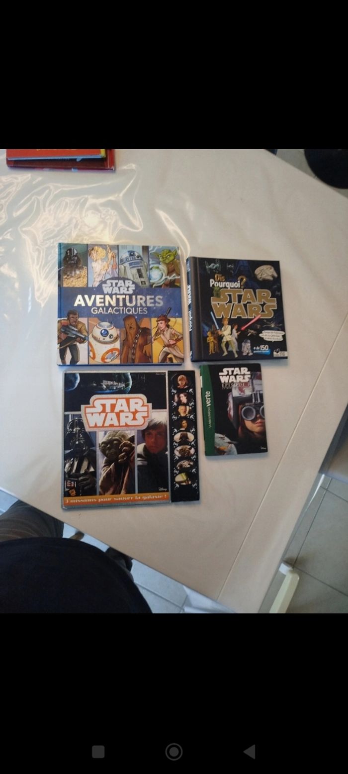 Lot 4 livres star wars pour enfants