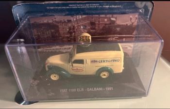 Miniature 1/43, Véhicule Fiat 1100 ELR "Galbani" année 1958 Neuve