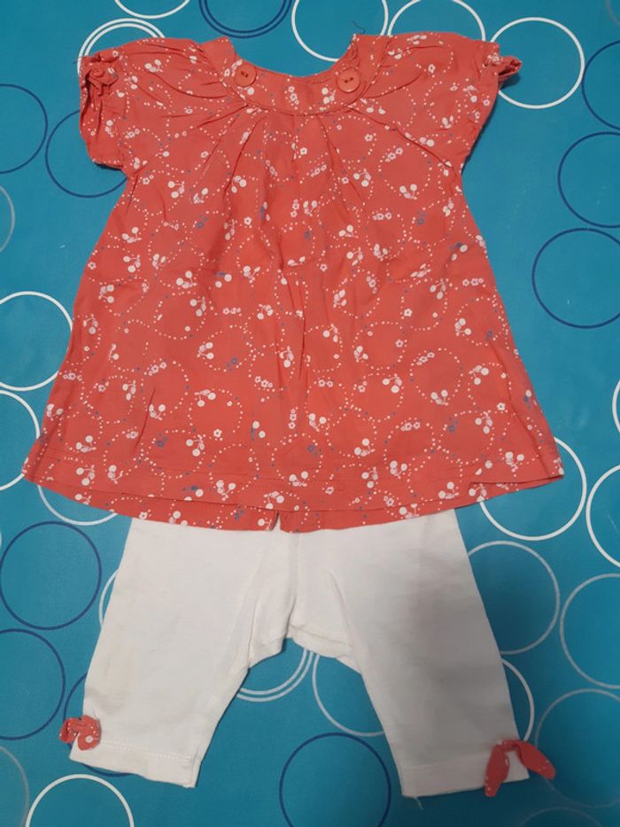 Ensemble fille 3 mois