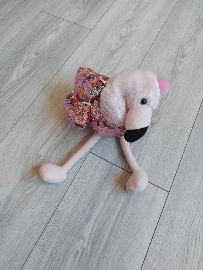 Peluche flamant rose 🦩 - photo numéro 2