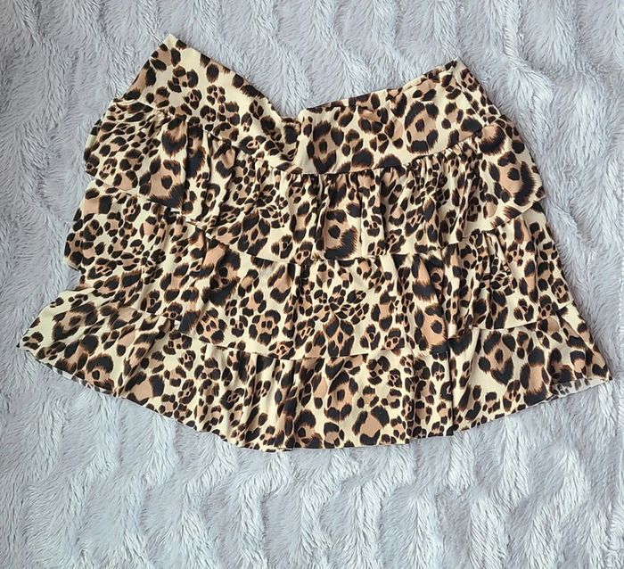 Mini jupe léopard taille S