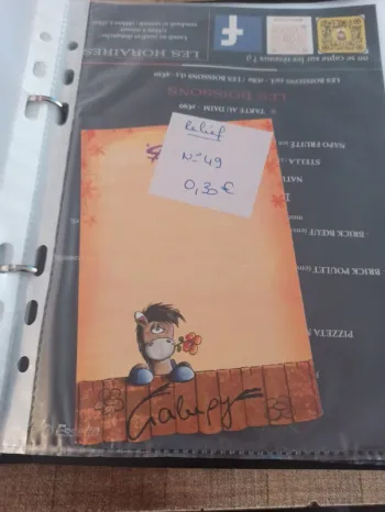 Feuille Diddl relief 49 0,30€