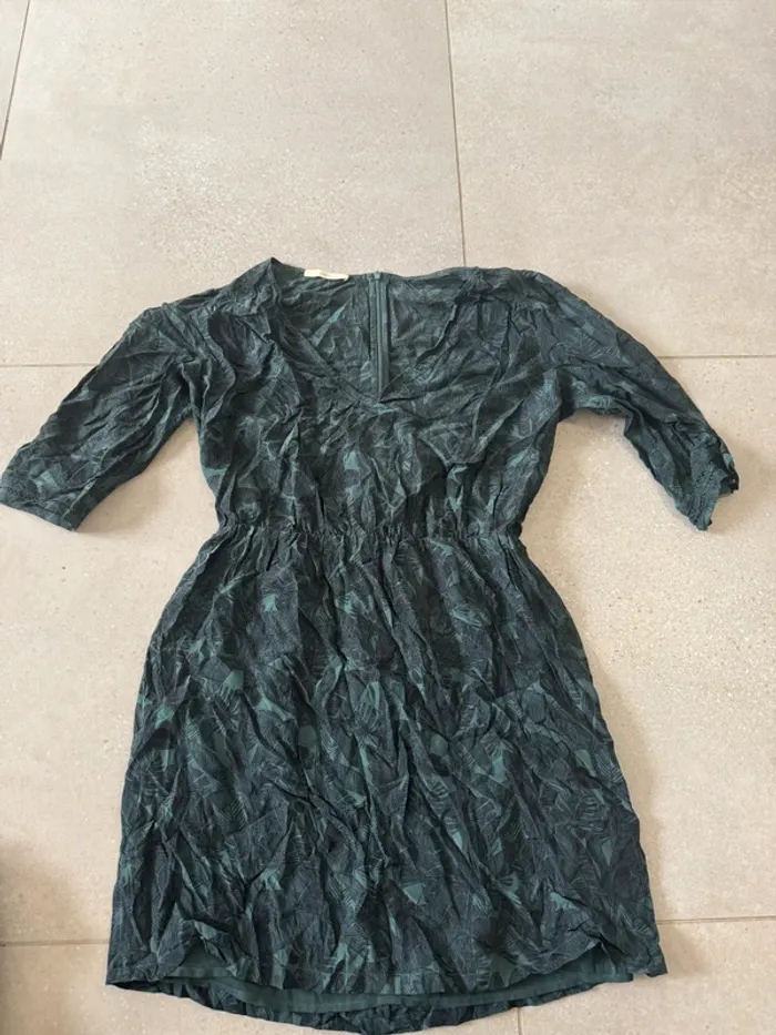 Robe verte et noire Sessun, taille XS, très bon état