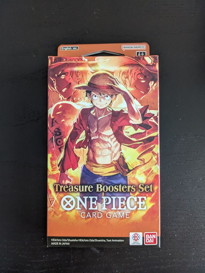 One Piece TREASURE BOOSTERS SET English 4 BOOSTER PACKS (OP-01~OP-05) Promo Card