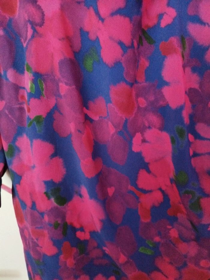 Robe a motif fleuri en voile femme Morgan taille 38 1 - photo numéro 2