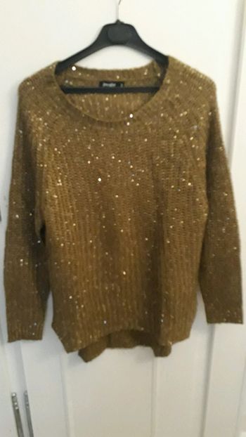 Pull doré Jennyfer taille S comme neuf