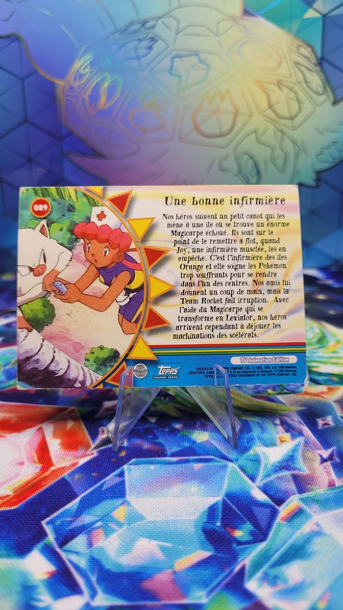 Carte Pokémon Topps OR9 "Une bonne infirmière" - photo numéro 2