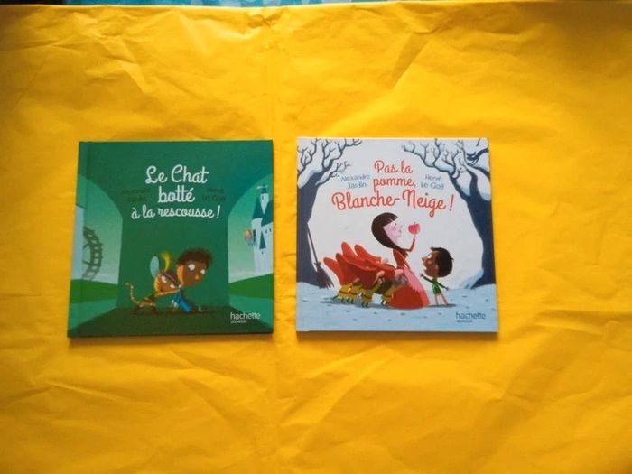 "Le Chat botté à la rescousse" et "Pas la pomme Blanche-Neige"