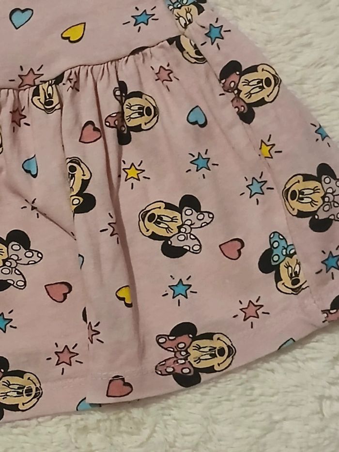 Robe fille 👧🏻 100% coton Minnie 2 ans - photo numéro 2