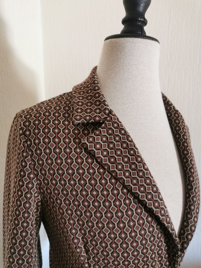 Ensemble imprimé marron et beige Atelier Jad T36 - photo numéro 2