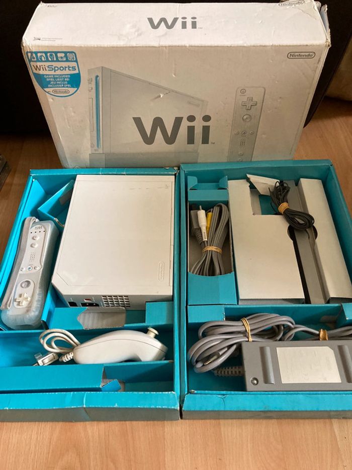 Console Nintendo Wii Complete en boîte + Wii sport Resort Officielle