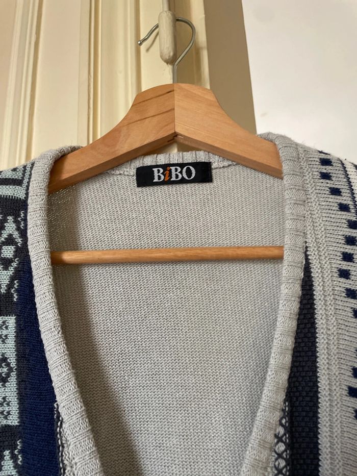 Cardigan sans manches Vintage Taille M Bibo - photo numéro 2