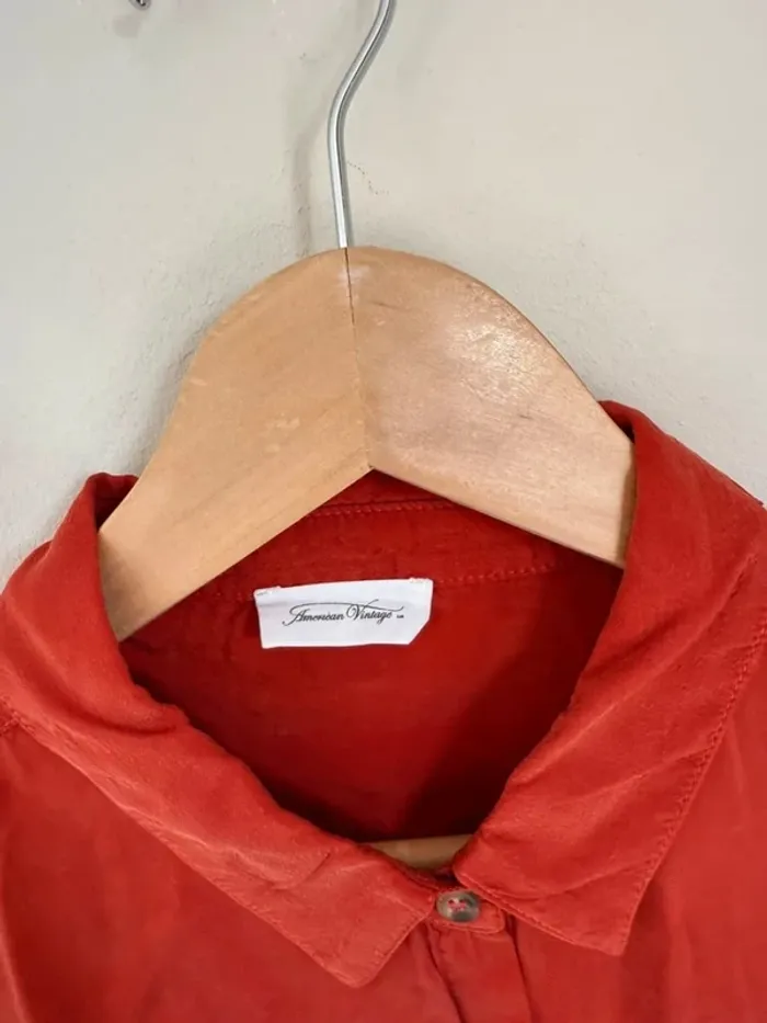 Chemise rouge AMV - photo numéro 4