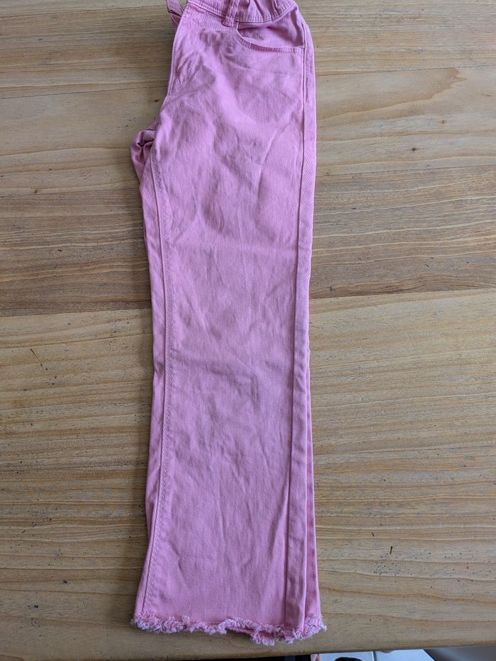 Pantacourt en jean rose 10ans