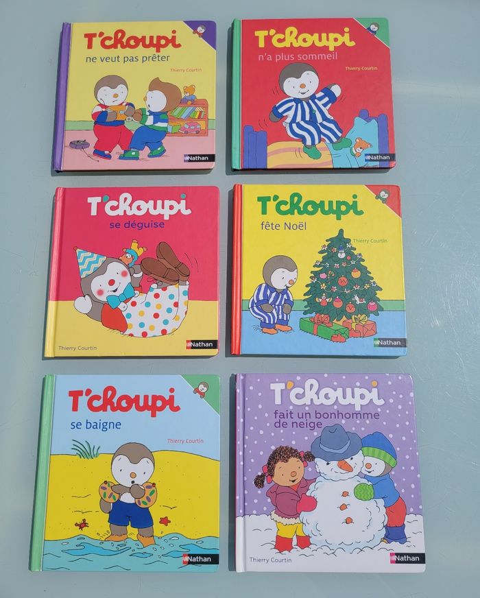 6 livres T'choupi : 2, 3, 9, 10, 11 et 12 - photo numéro 2